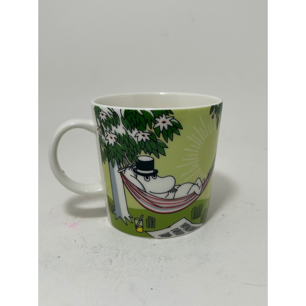 Arabia Finland Moomin Midsummer Mug 2020 Green Ceramic Coffee Cup Tove Jansson